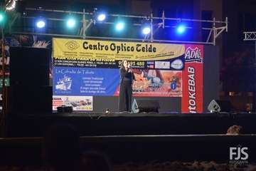 La joven Oneida Rodríguez gana el I Festival de la Canción de Melenara (Foto Francisco Javier Santana)